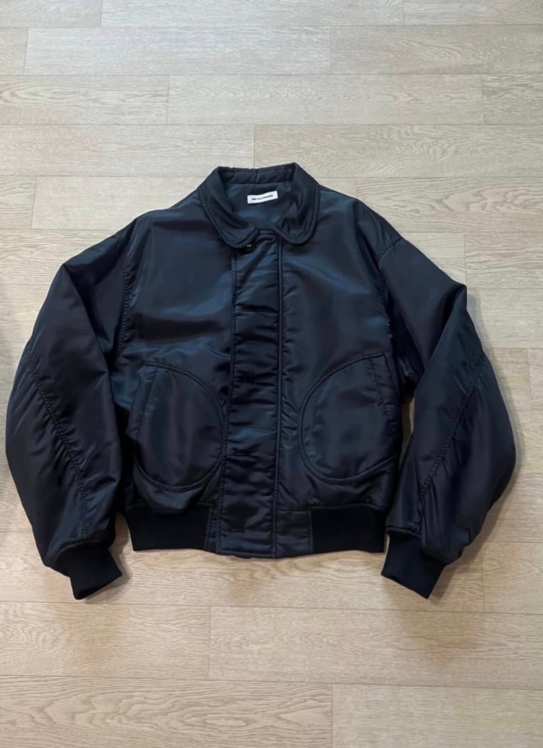 ma-1 블루종 자켓_블랙 상품이미지1