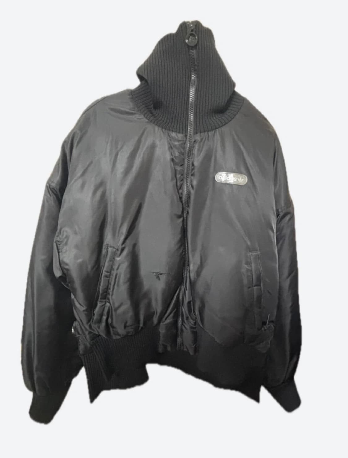 아디다스 빈티지 검정 패딩 자켓 상품이미지1