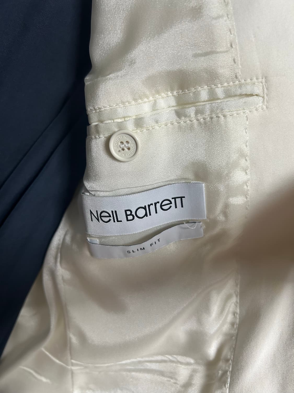 정품 닐바렛 화이트 블레이져 수트 자켓 상품이미지2