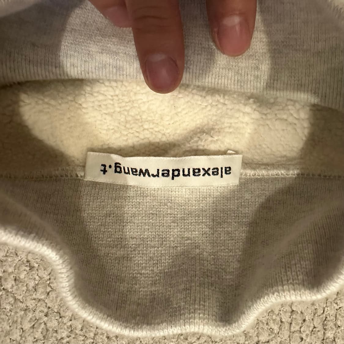 알렉산더왕(Alexander Wang) 반폴라 스웻 맨투맨 상품이미지5