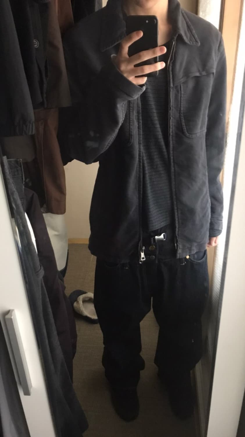 후미토간류 레이어드 버클 데님 2 상품이미지3