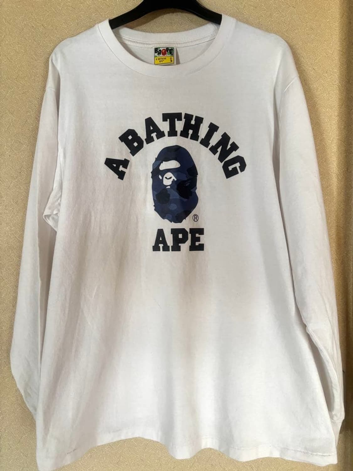 베이프 컬리지 롱슬리브 티셔츠 상품이미지1