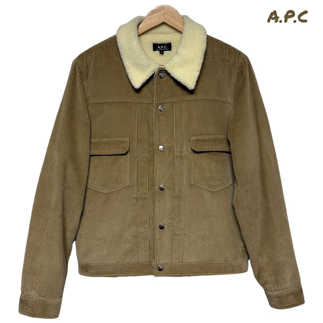 3732 아페쎄 안감퍼 카라 자켓 상품이미지1