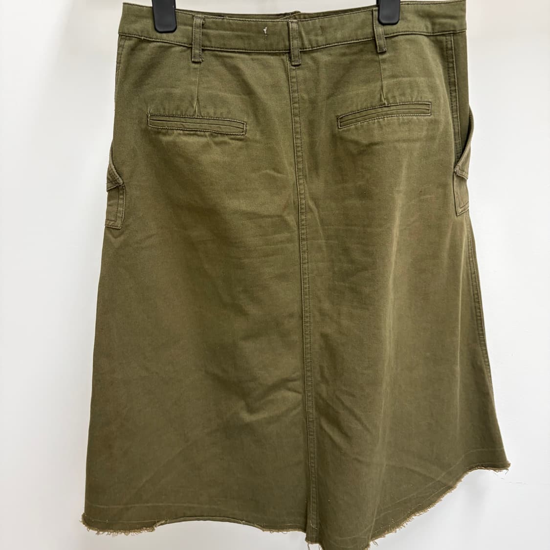 자라 카키색 자수 플라워 스커트 66 상품이미지3