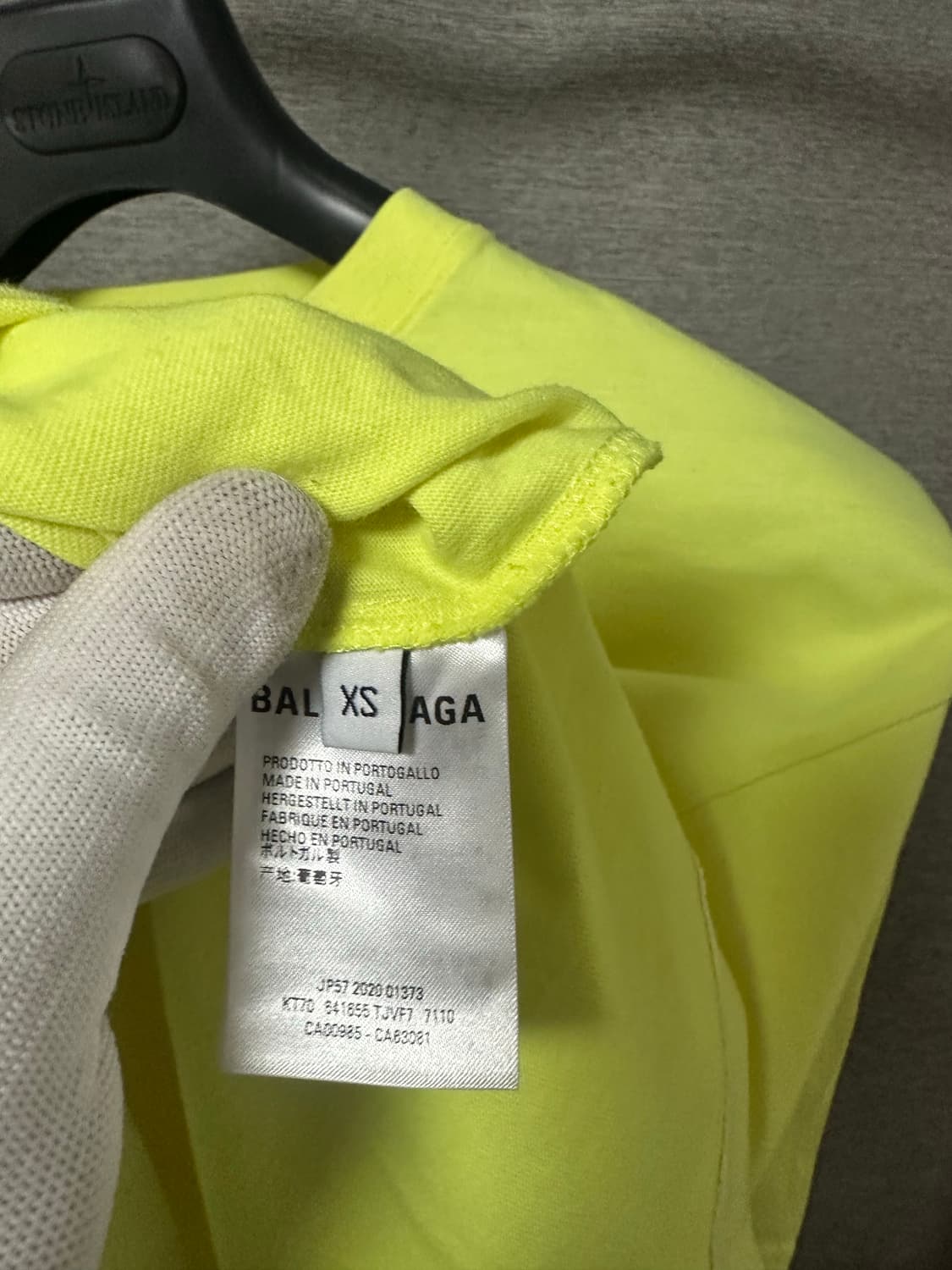 발렌시아가 웨이브로고 반팔 네온 (103/xs) 상품이미지5