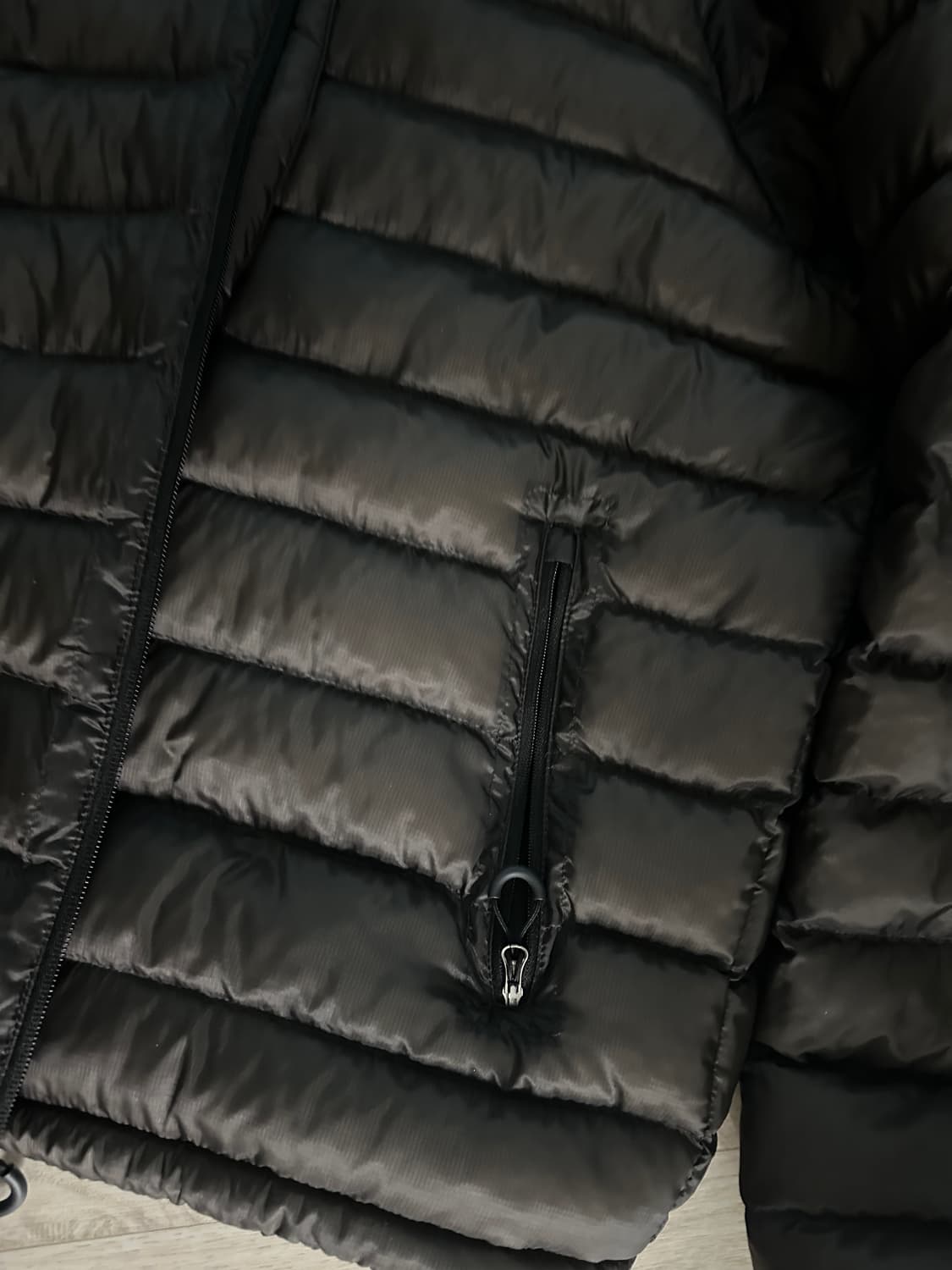 수아레 경량패딩 브라운 M사이즈 상품이미지2