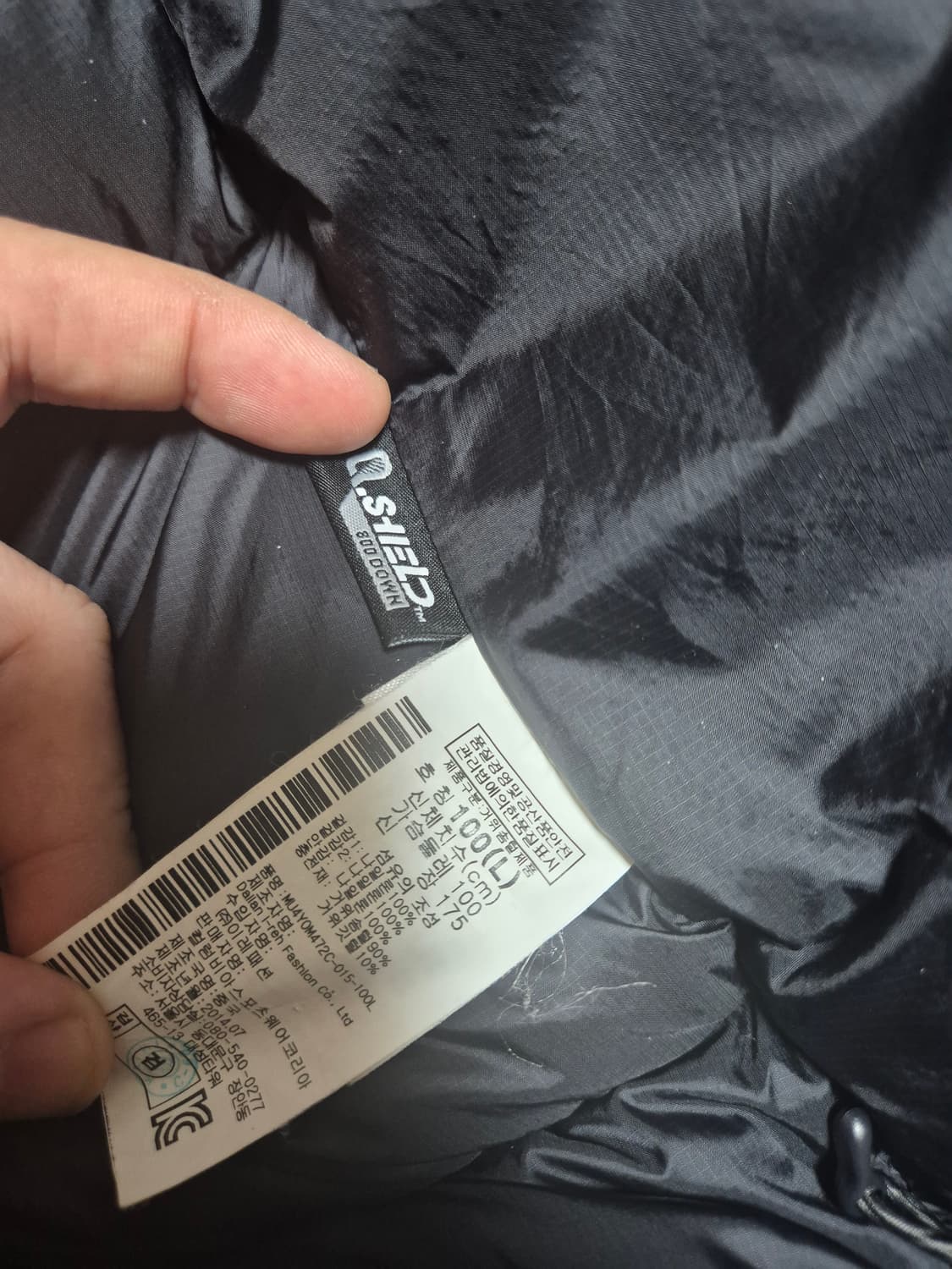 마운틴하드웨어 800필파워 구스다운 그레이 L사이즈! 상품이미지6