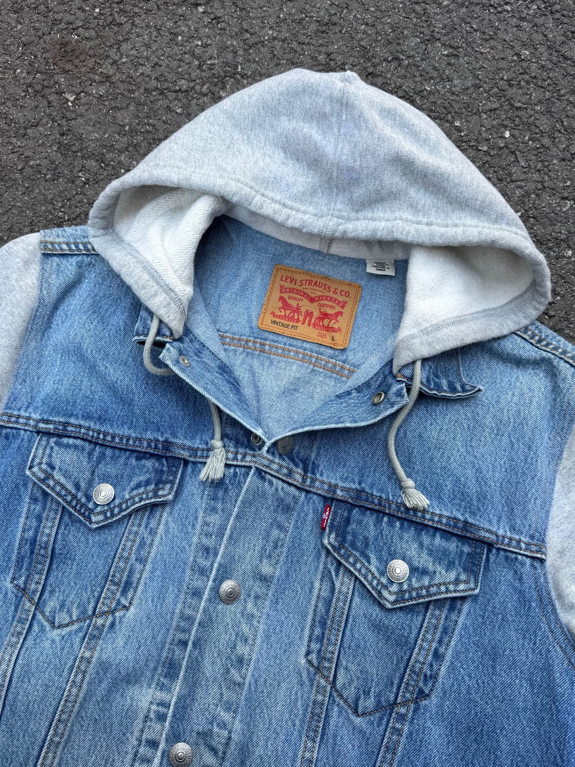 리바이스 후디 데님 트러커자켓  상품이미지2