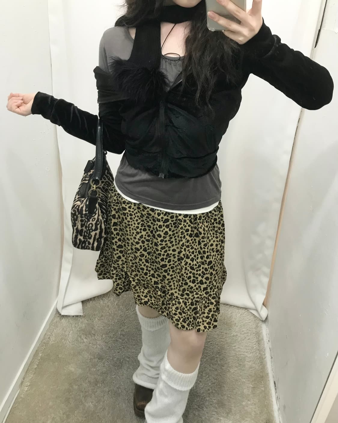 레오파드 오네갸루 코디 세트 🐆 상품이미지2