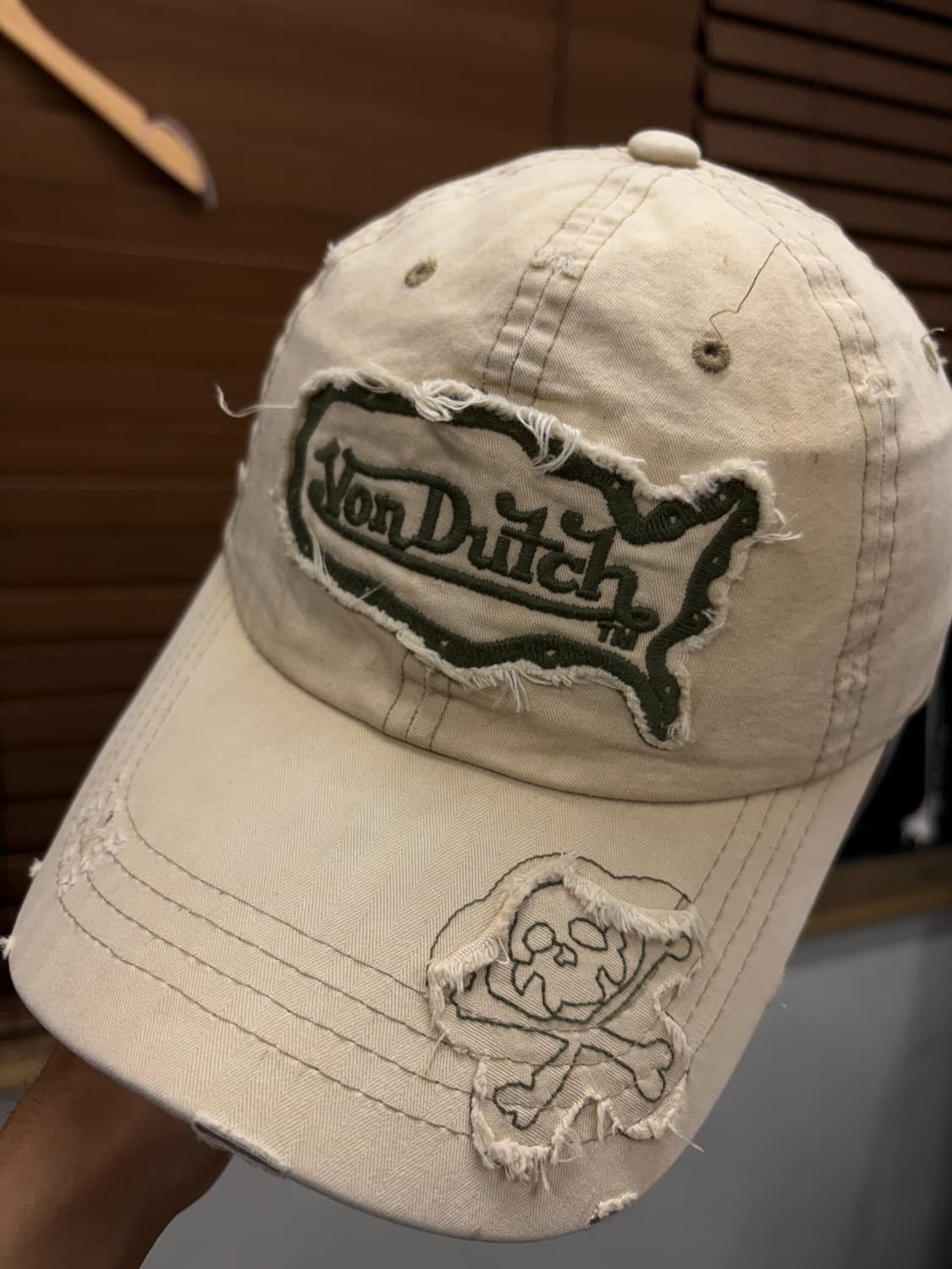 VonDutch 본더치 베이지 볼캡 모자 상품이미지2