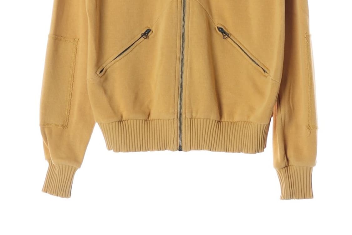 REZEXX 올드스쿨 패치워크 하이넥 니트 집업 자켓 L 상품이미지5