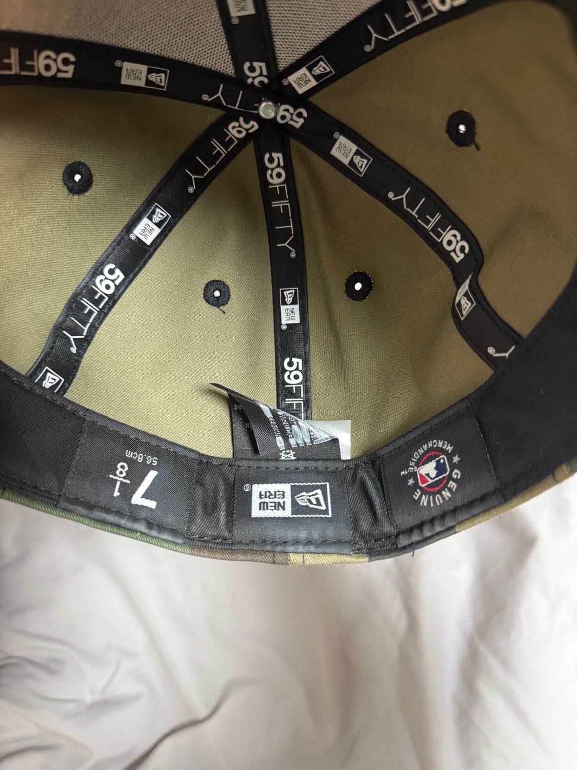 MLB LA 다저스 베이직 피티드캡 우드랜드 카모 상품이미지6