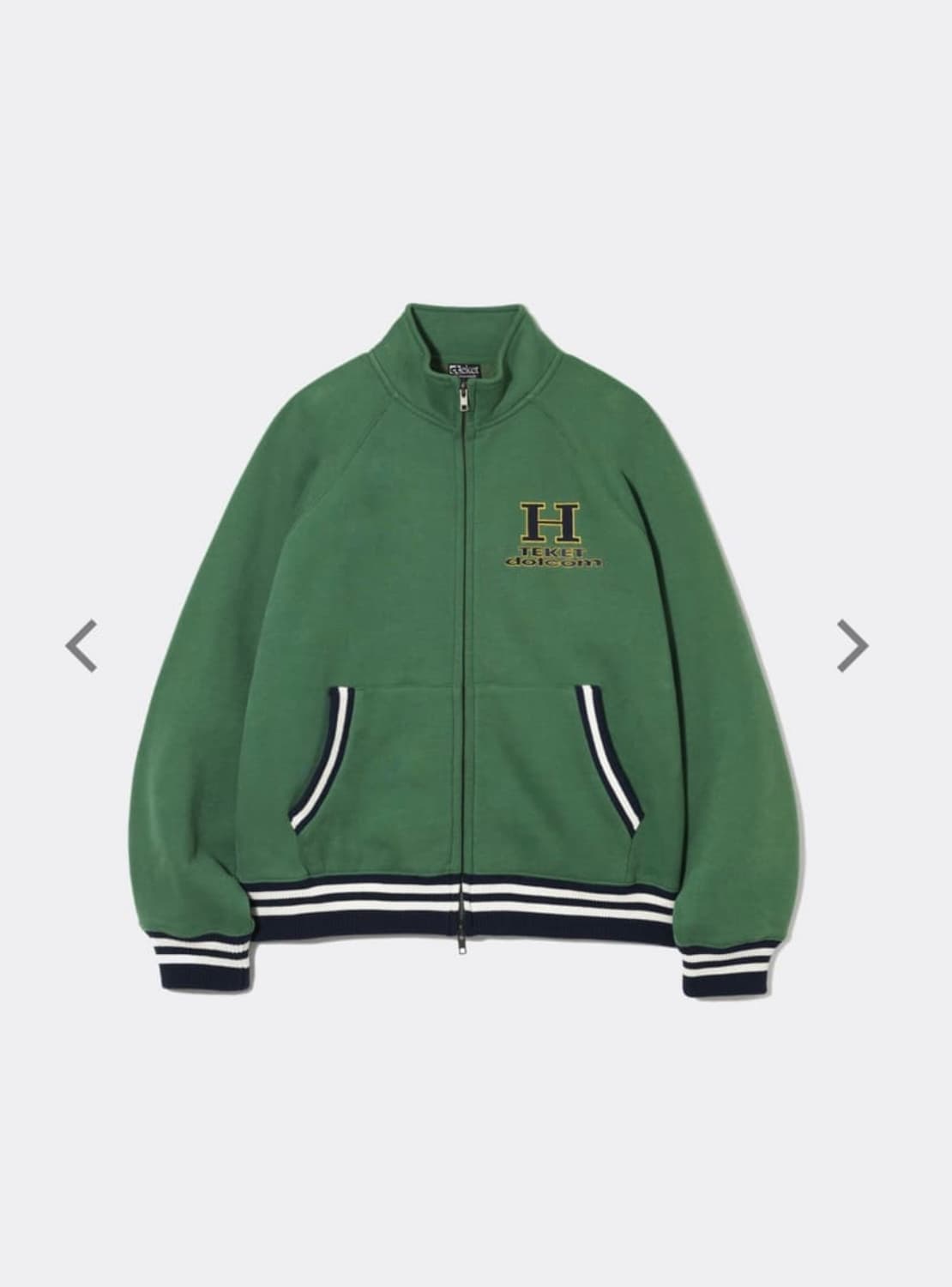 테켓 H ZIP-UP SWEATSHIRT-GREEN 상품이미지2