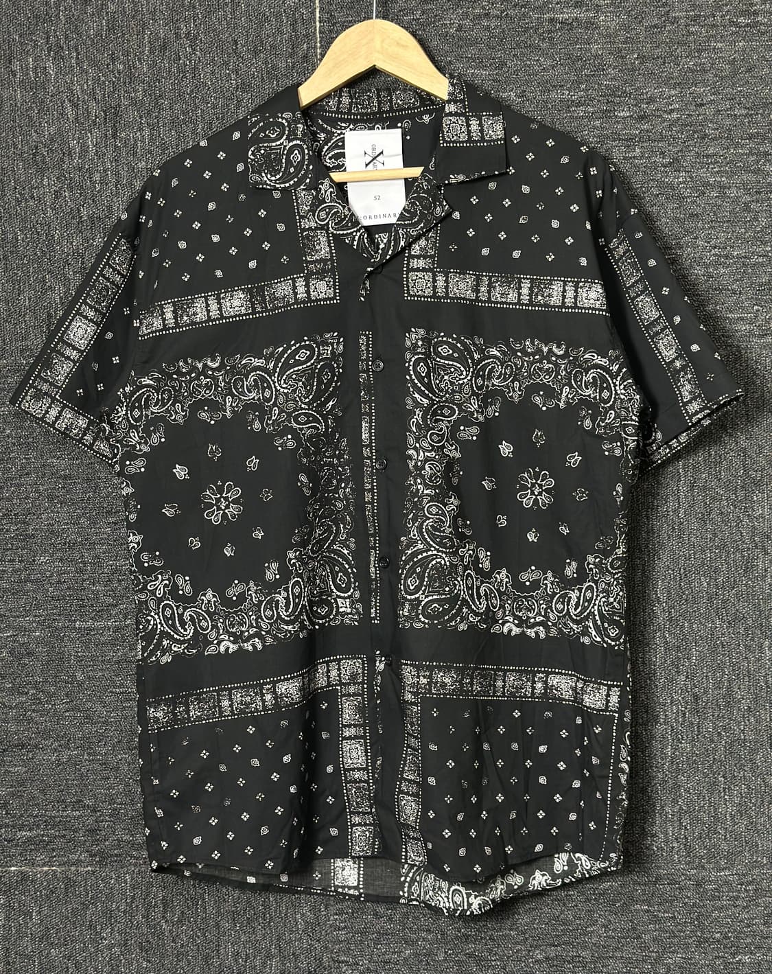 X:ORDINARY 반다나 패턴 반팔 셔츠 52 상품이미지1