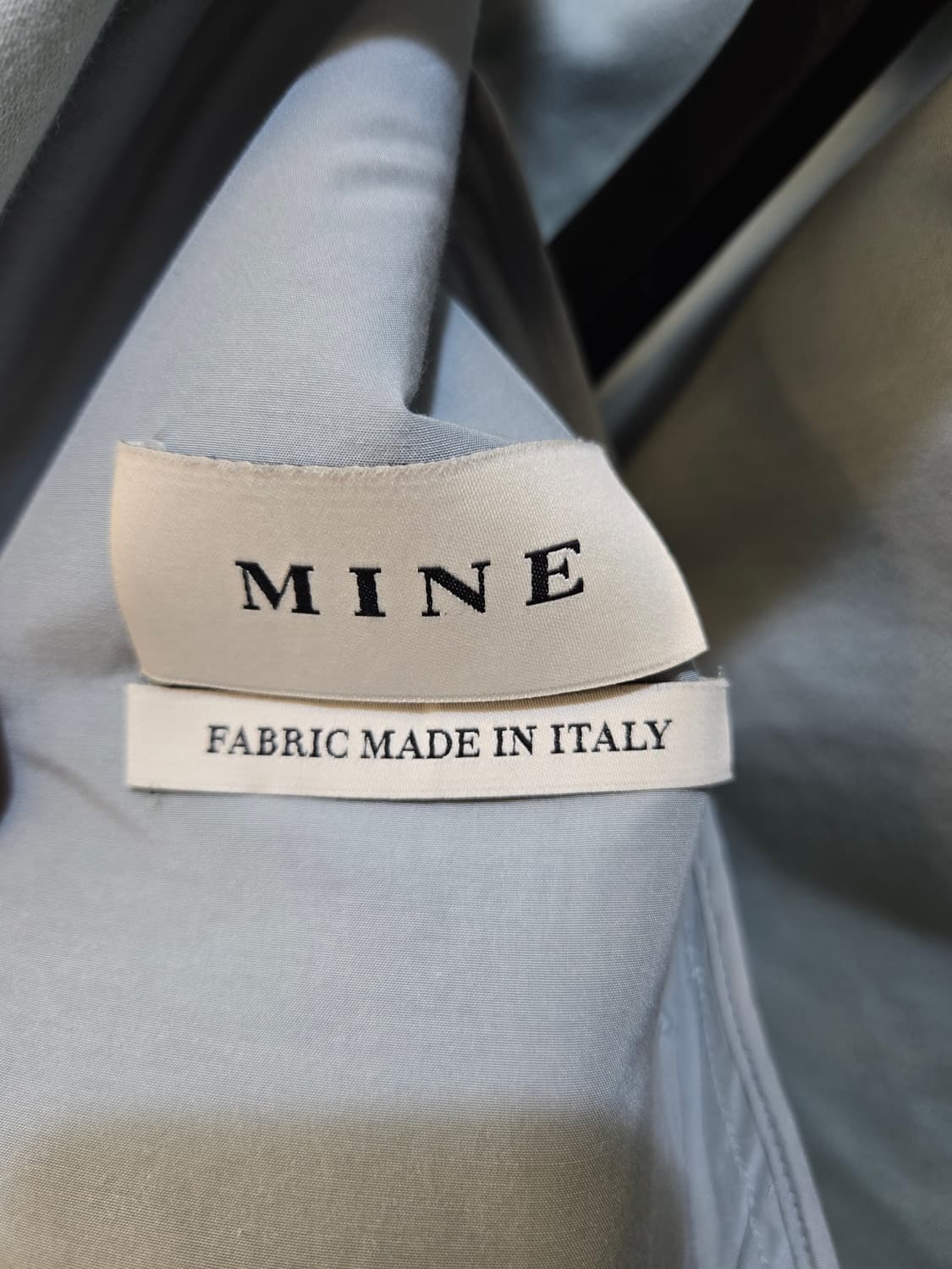 마인 벨트 랩 스타일 코트 민트색 상품이미지7