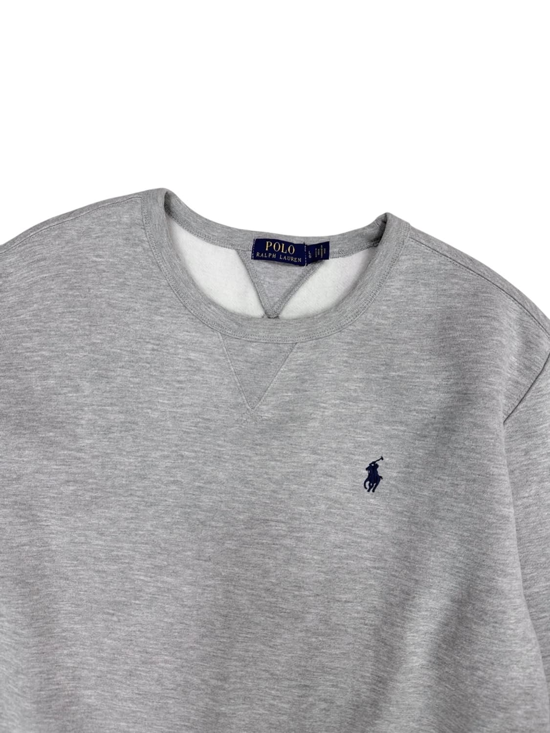 폴로 스웻셔츠 맨투맨 그레이 (L) 상품이미지2