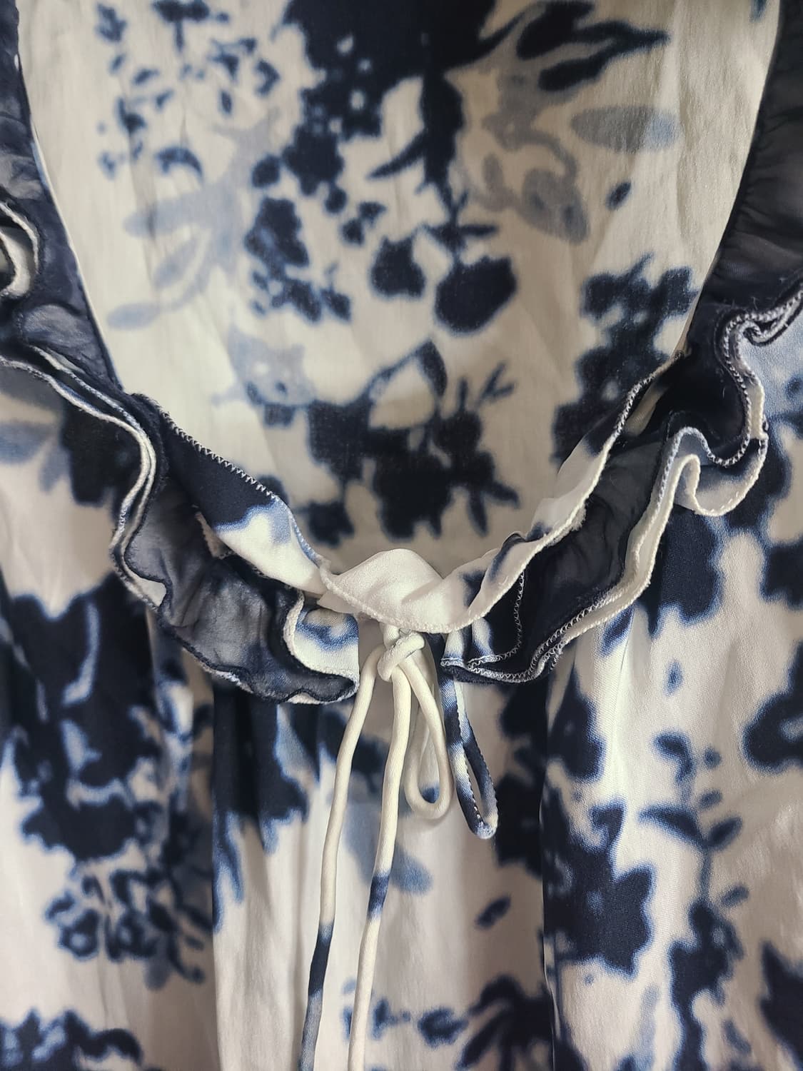 엘리타하리 플라워 실크블라우스(55) 상품이미지3