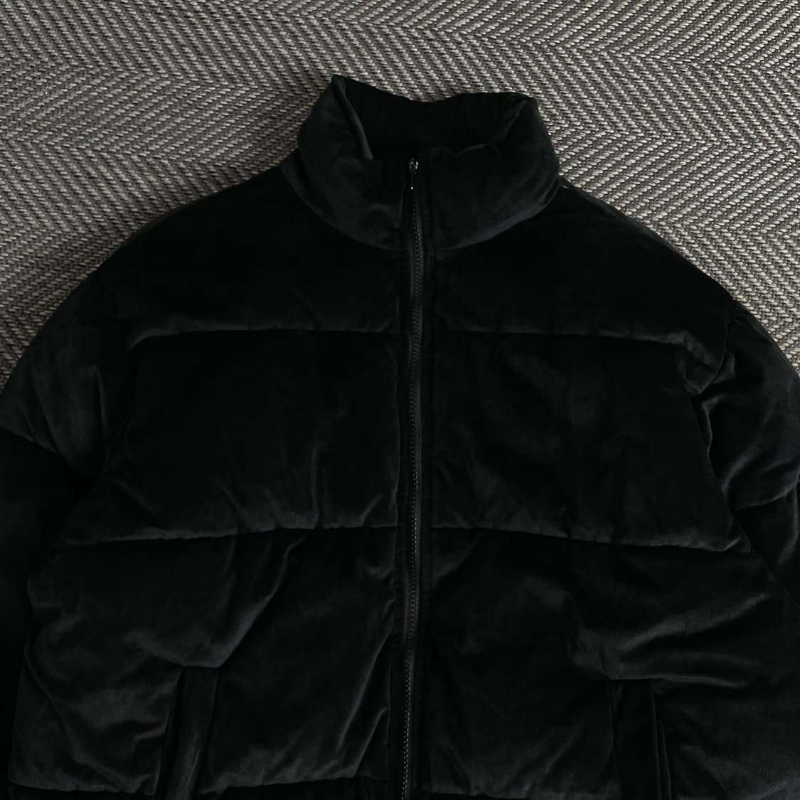 DAVID CEHN 빈티지 벨벳 푸퍼 패딩y 2982 상품이미지5