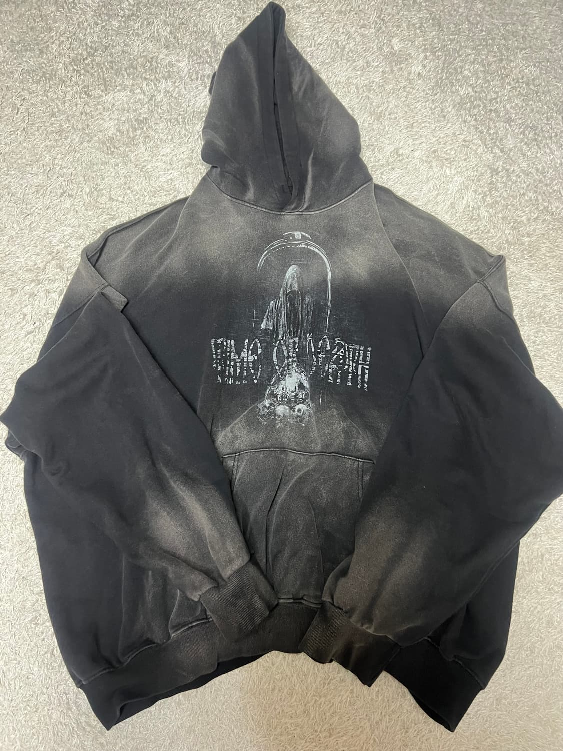 [2] 언더마이카 타임오브데스 오버사이즈 후드티 상품이미지2