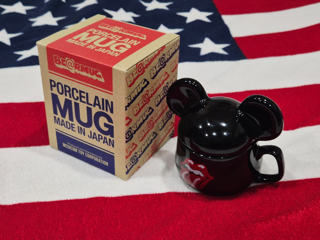 MEDICOM TOY 메디콤토이 롤링스톤즈 베어브릭 머그 컵 아트토이 상품이미지1