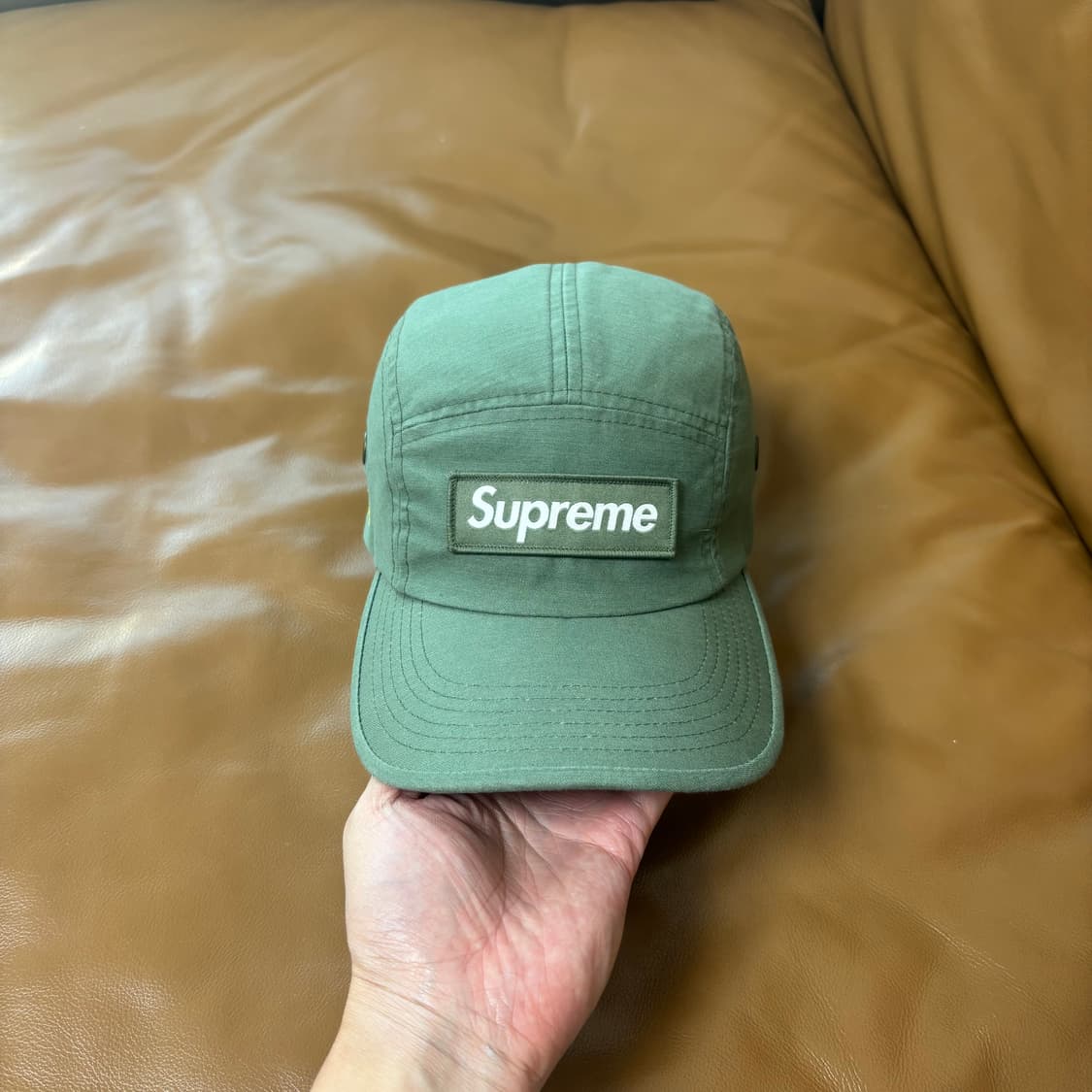 Supreme 슈프림 21ss 밀리터리 워시드 카키 캠프캡 모자 상품이미지2