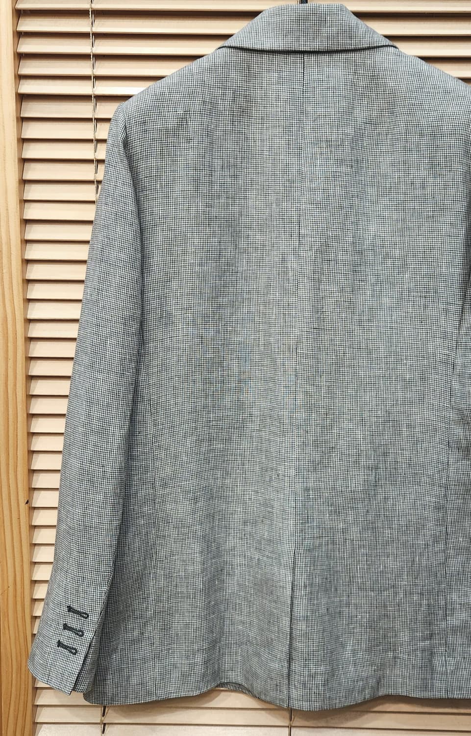 (새상품)타하리 체크 린넨자켓55 상품이미지2