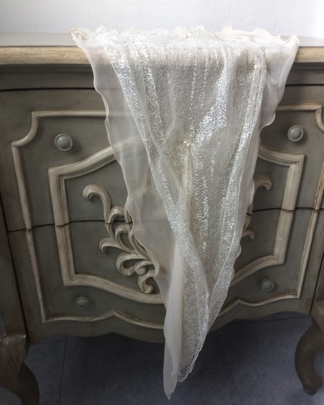 lace trimming scarf 상품이미지7
