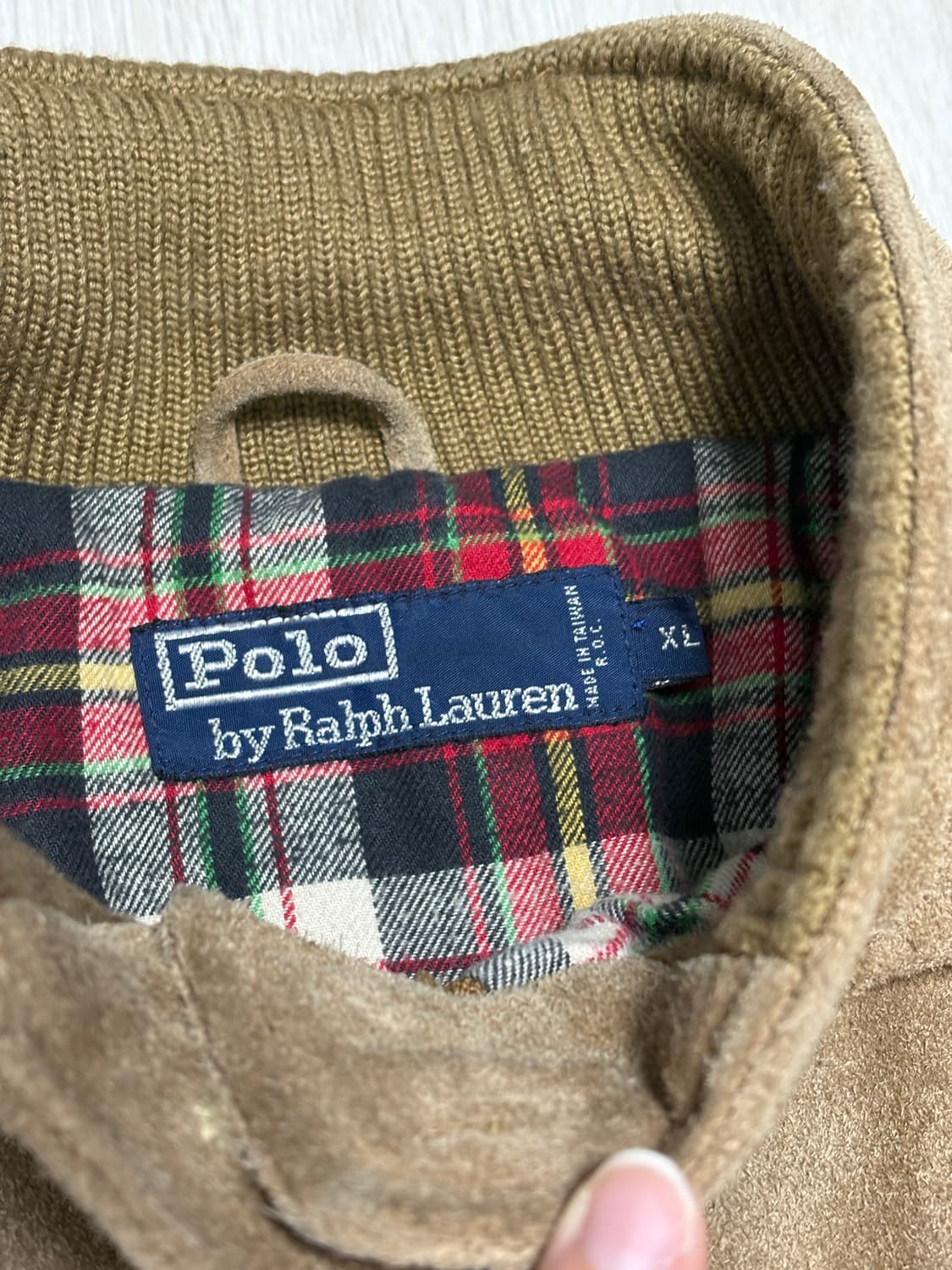 90s 폴로 스웨이드 바라쿠타 자켓 탄 베이지 상품이미지5