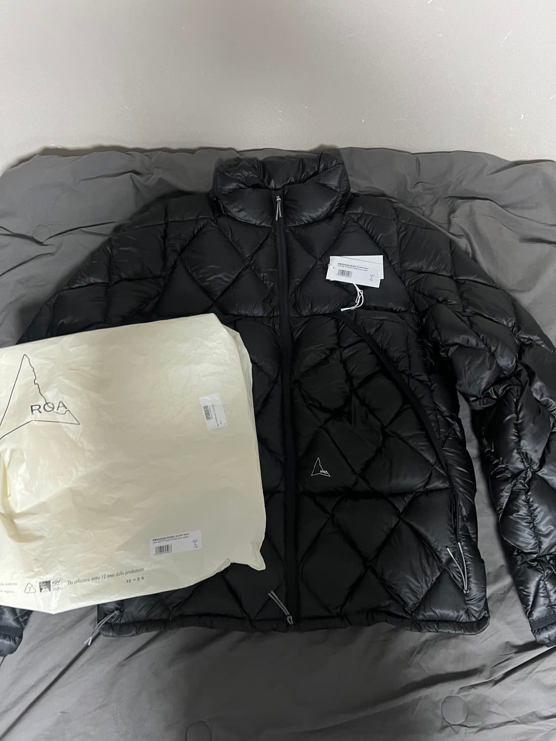 (L) 풀구성품 로아 ROA 누나 패딩 블랙  상품이미지3