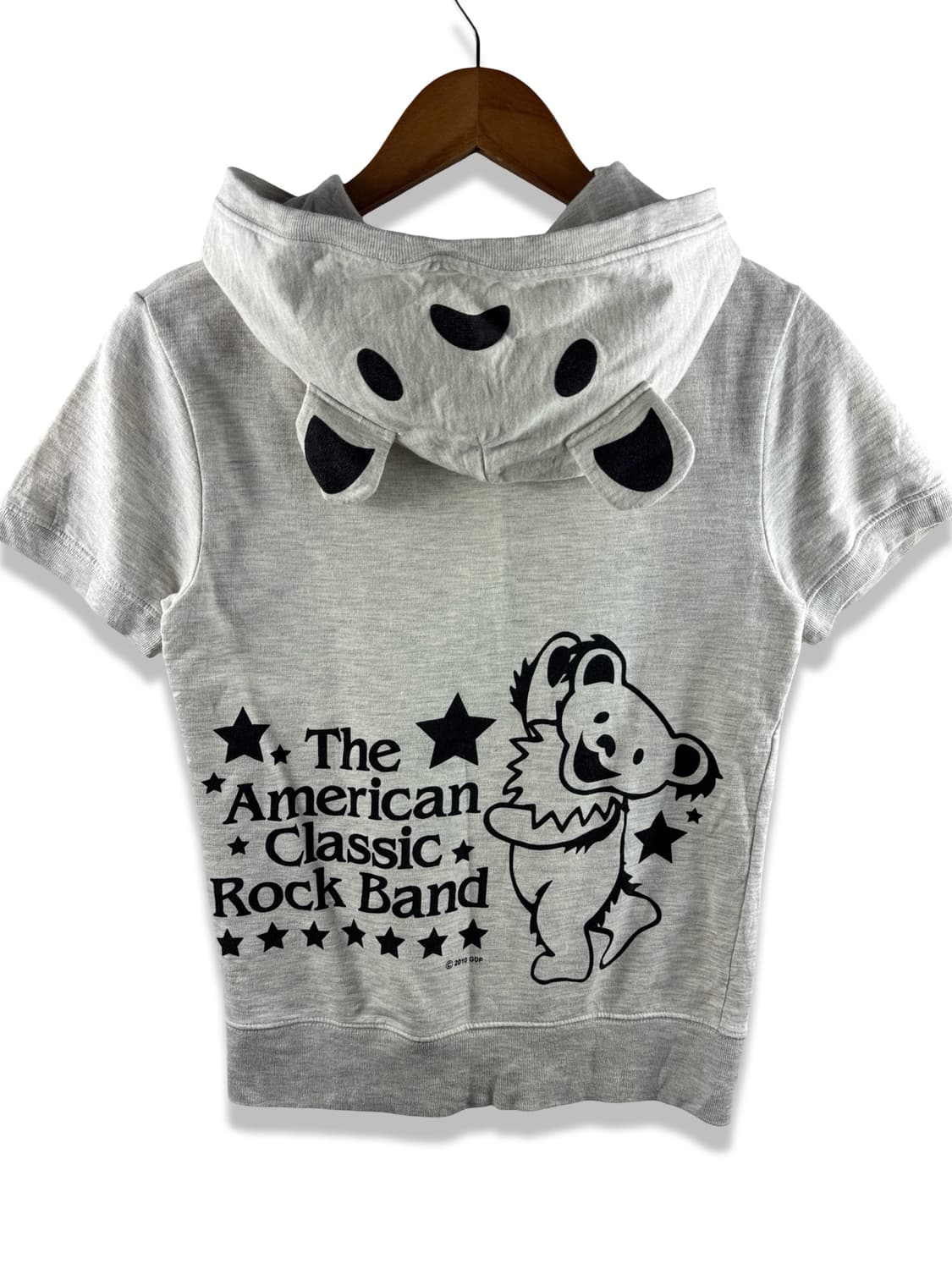 그레이트풀데드 댄싱베어 키치 반팔후드집업2962 상품이미지2