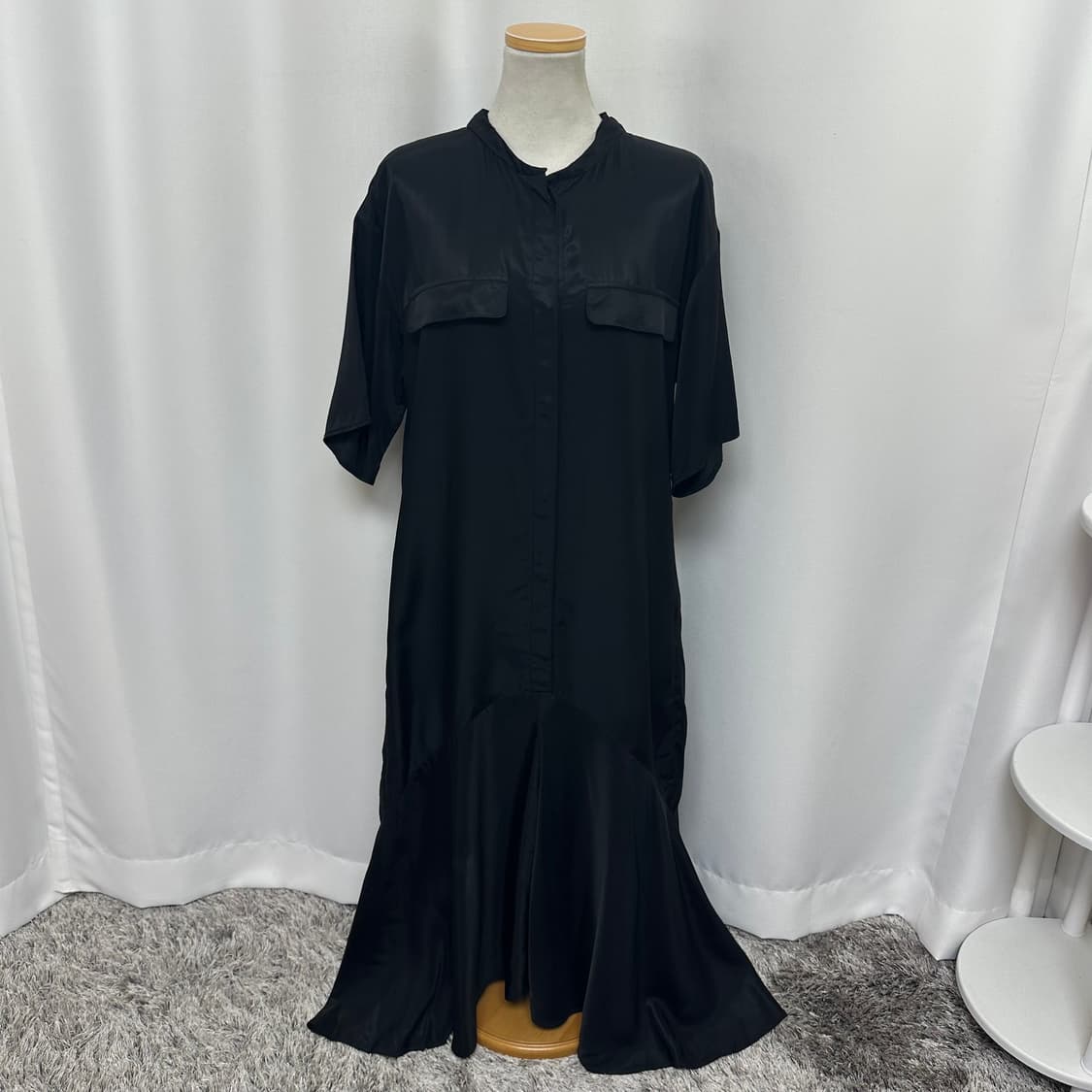   타임 여자 반팔 원피스 검정 55-66추천  상품이미지1