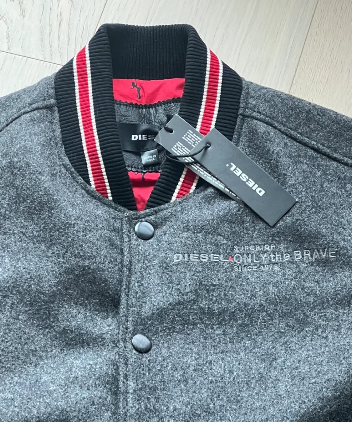 Diesel 디젤 바시티 L-harry 야구 점퍼 자켓 새상품 상품이미지4