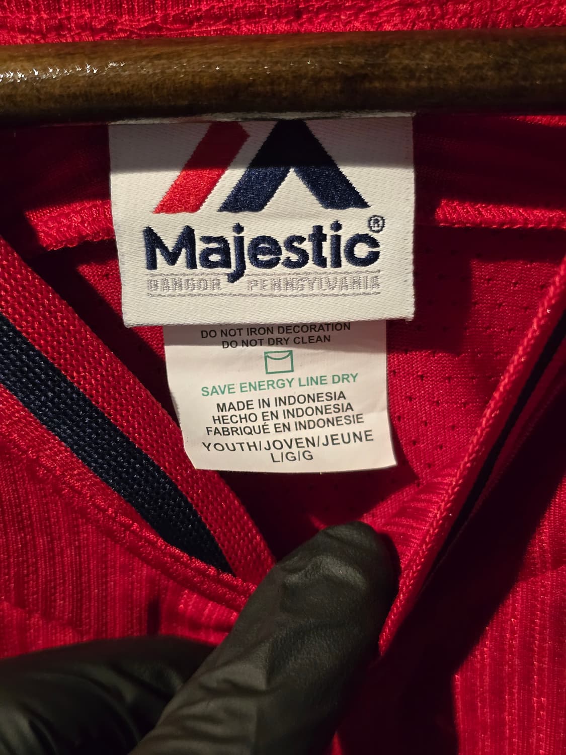 Majestic 베이스볼 버튼 저지 셔츠 상품이미지4