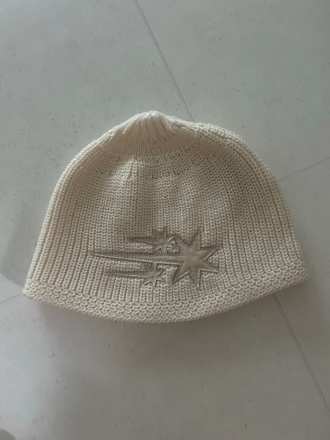 나이스고스트클럽 3STAR EMBLEM BEANIE_beige 상품이미지3
