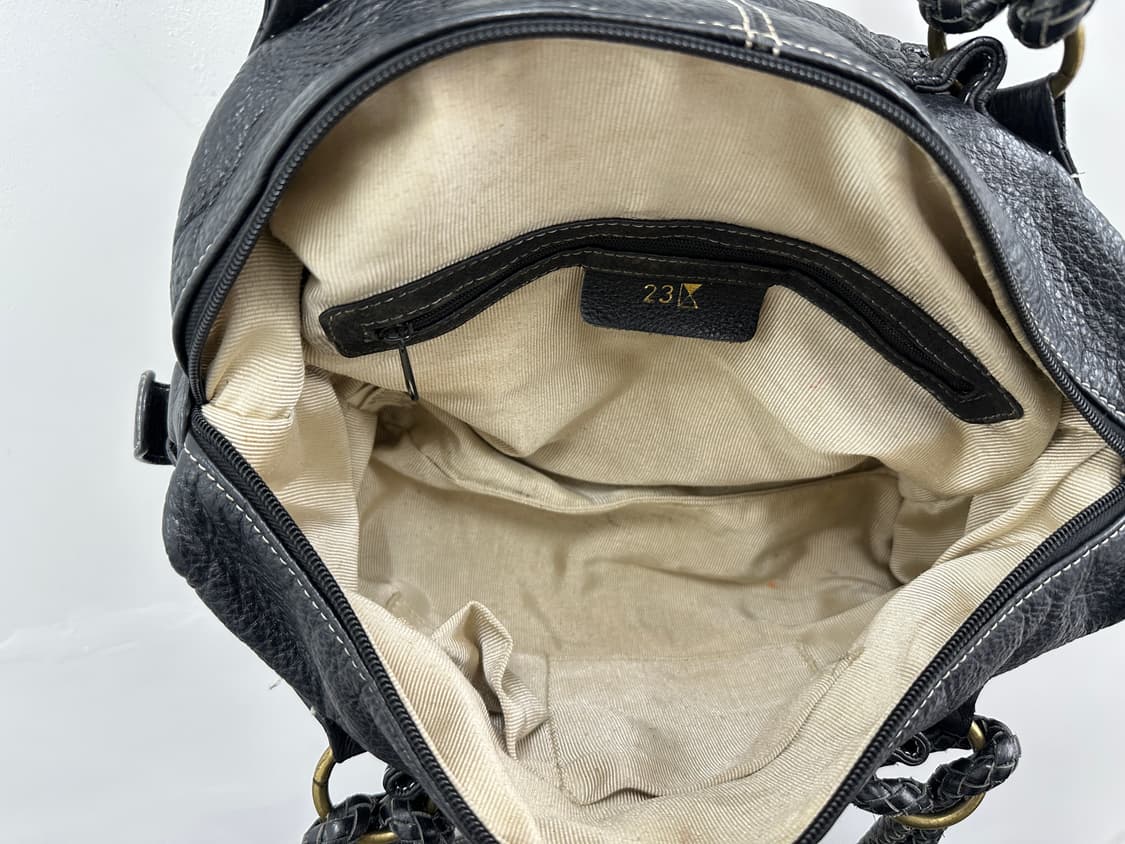 Vintage twisted leather shoulder bag 상품이미지8