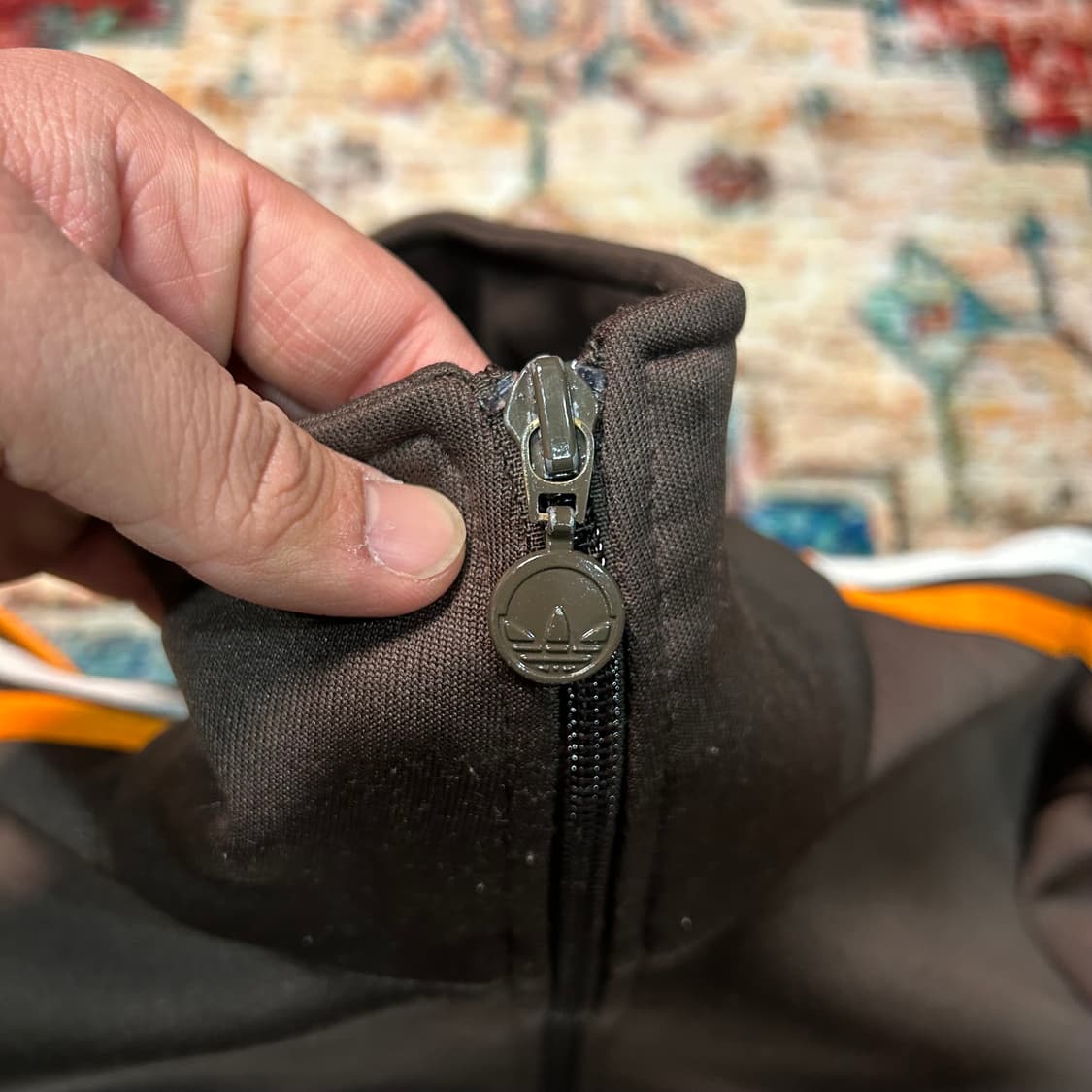 [L] 00s 아디다스 딥브라운 져지 트랙탑 상품이미지4