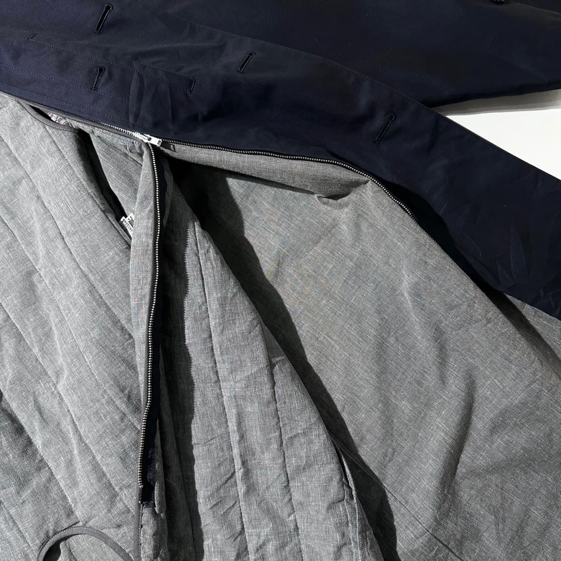 마가렛 호웰 싱글 코트 네이비 상품이미지7