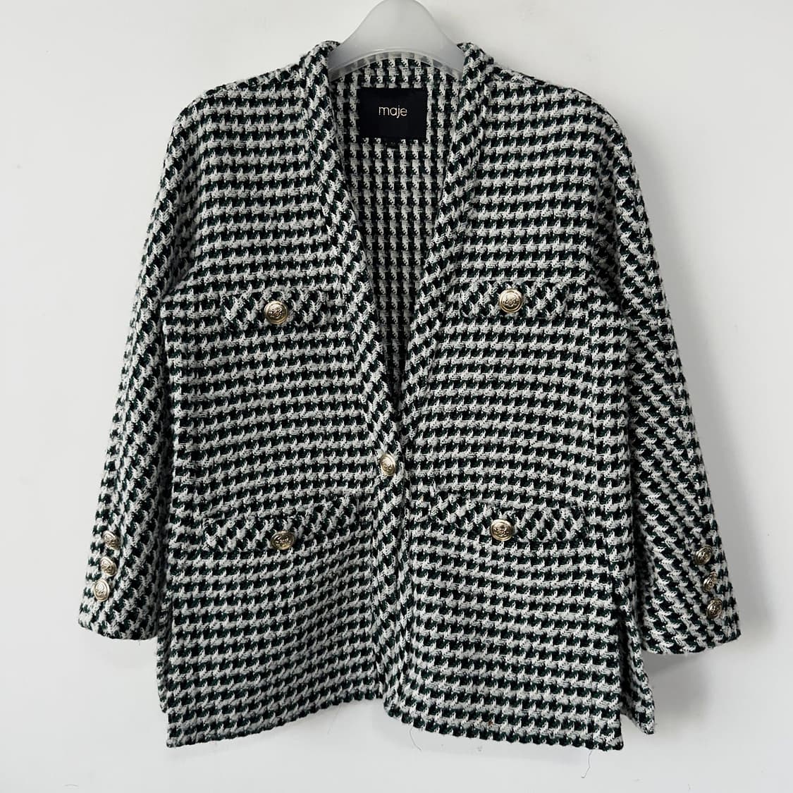 마쥬 금장 버튼 트위드 가디건 상품이미지4