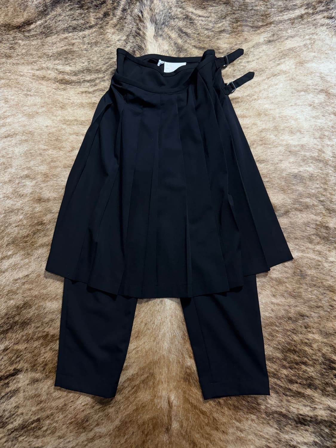 robe de chambre layered skirt pants 상품이미지1