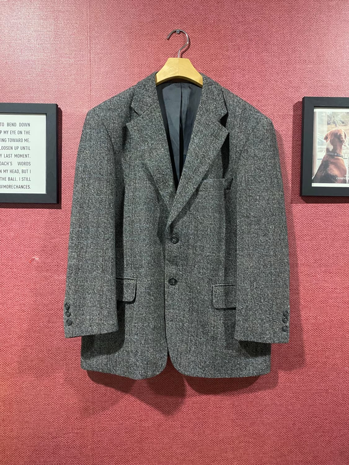 FULL MARK 헤링본 남성 자켓 상품이미지1