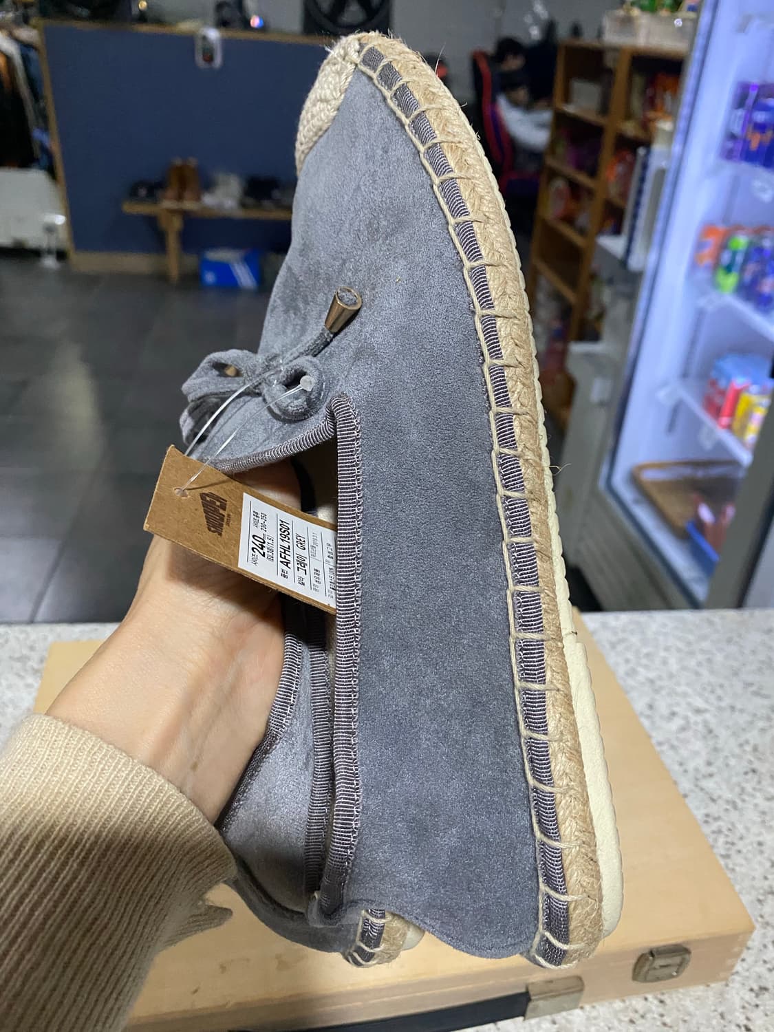 Shoopen 여성 에스파듀 슬립온 240mm(새상품) 상품이미지3