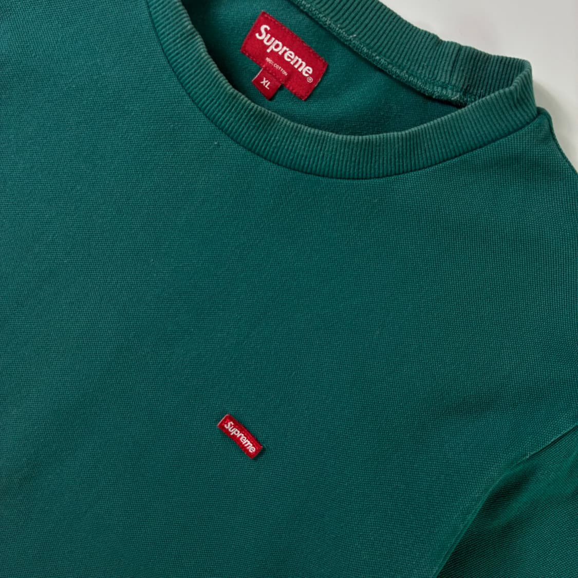 Supreme  슈프림 코튼 스몰박스 그린 맨투맨  상품이미지3