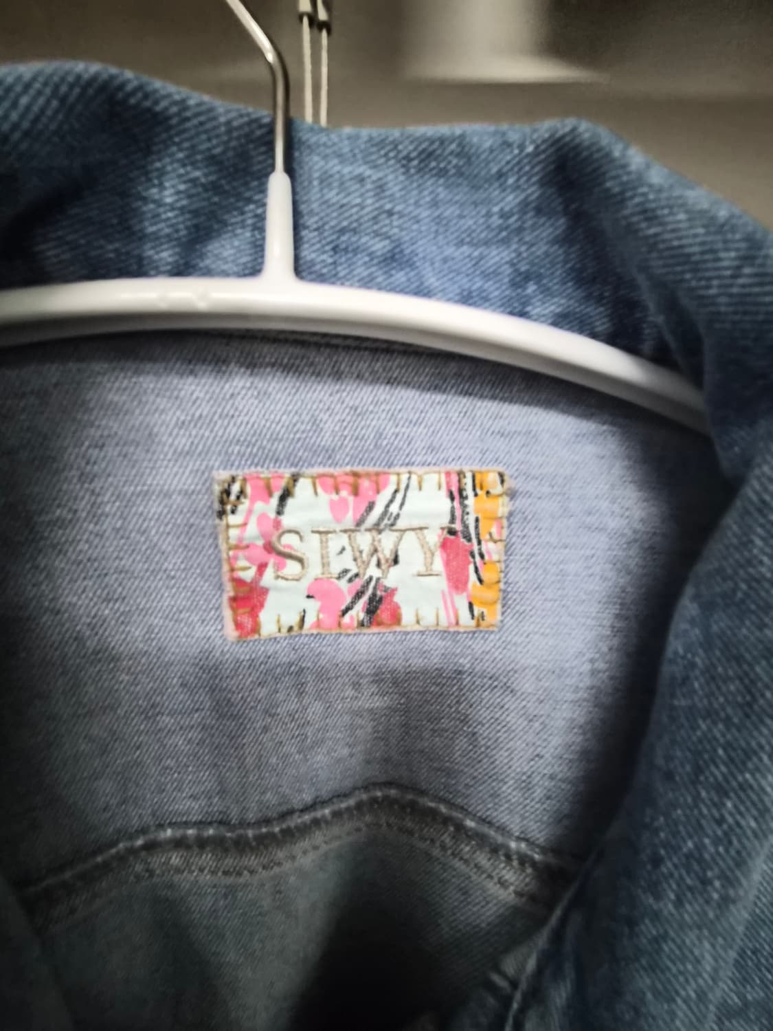 씨위 벨티드 데님자켓 상품이미지2