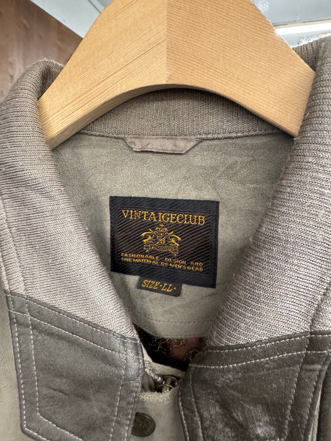 vintage club 빈티지 벨벳 블루종 상품이미지3