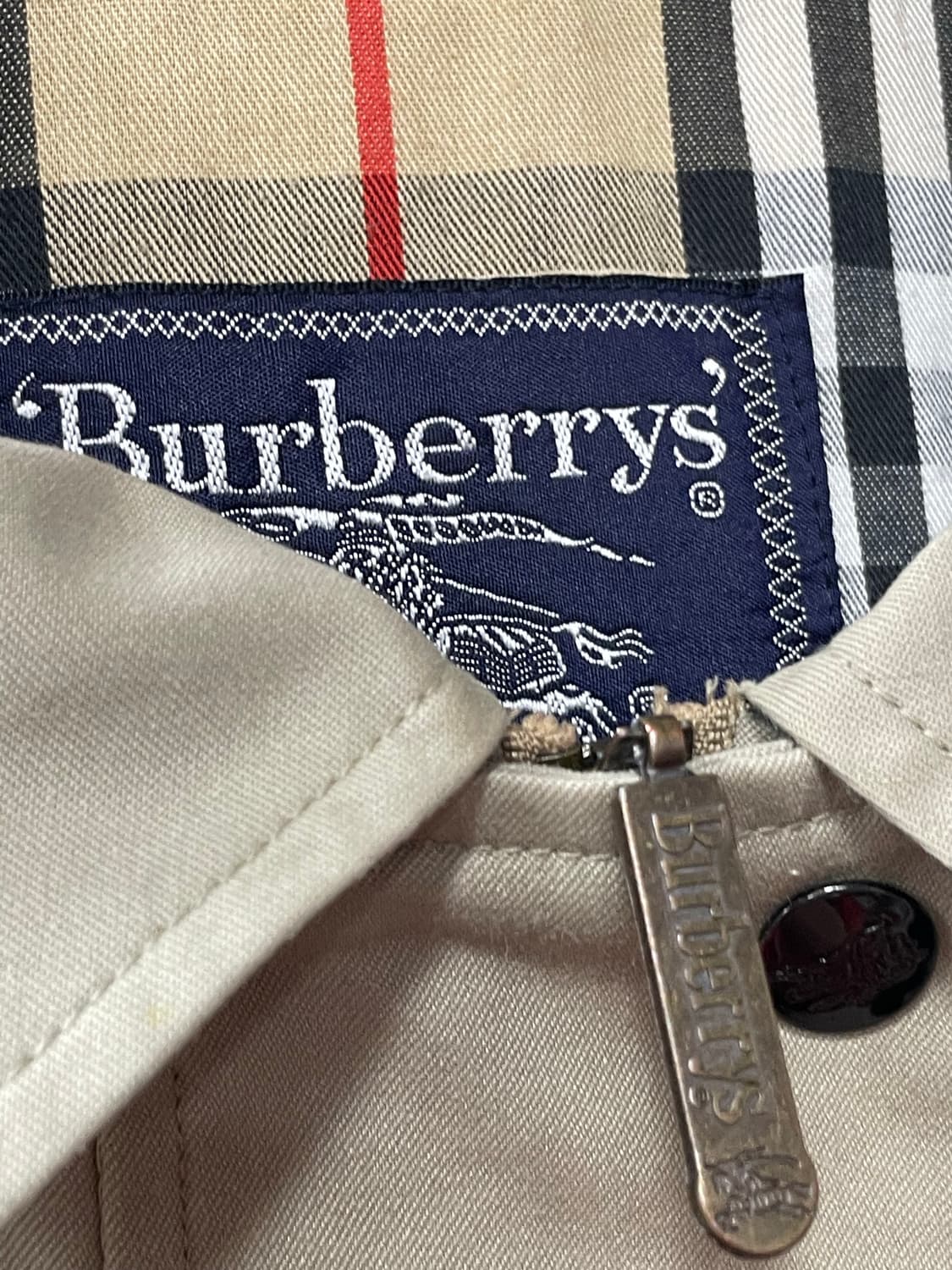 버버리 후드 트렌치코트 S 상품이미지4