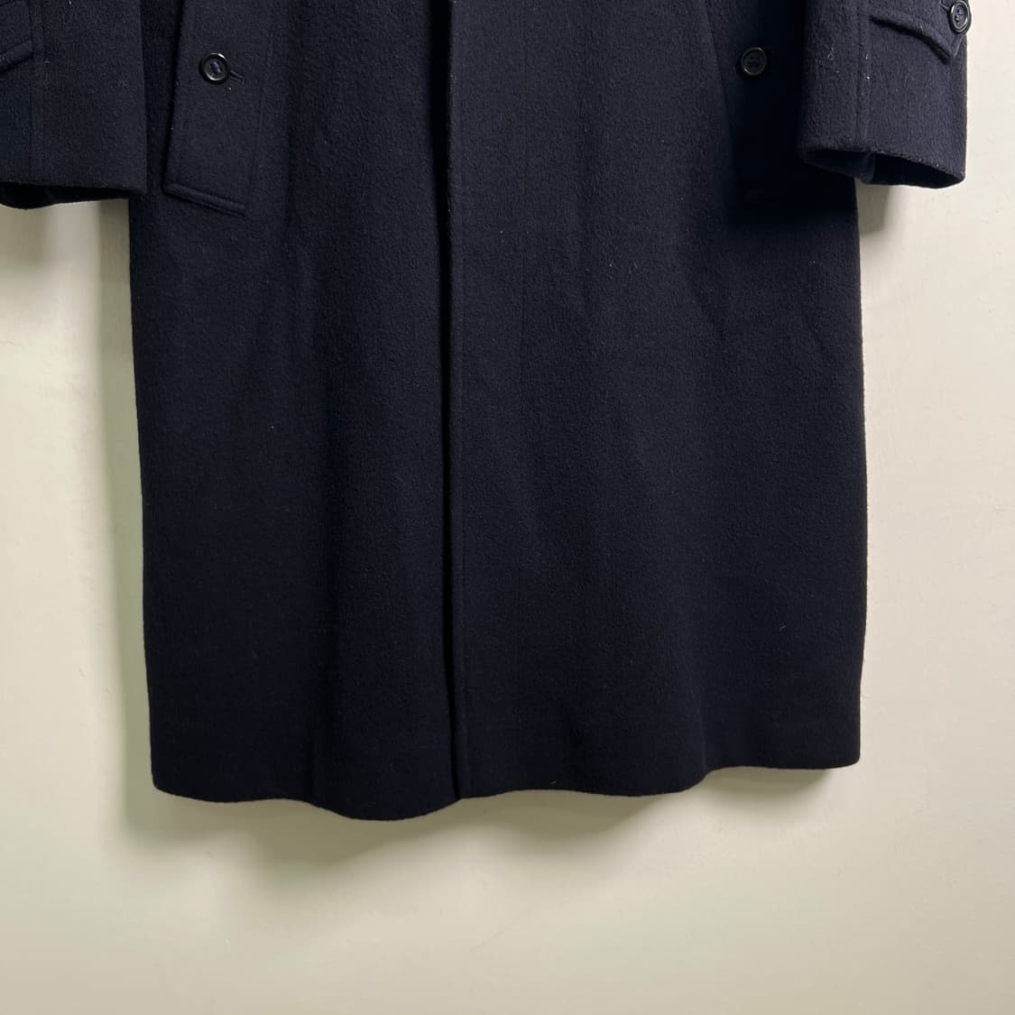 버버리 네이비 울 싱글 발마칸 코트 상품이미지5