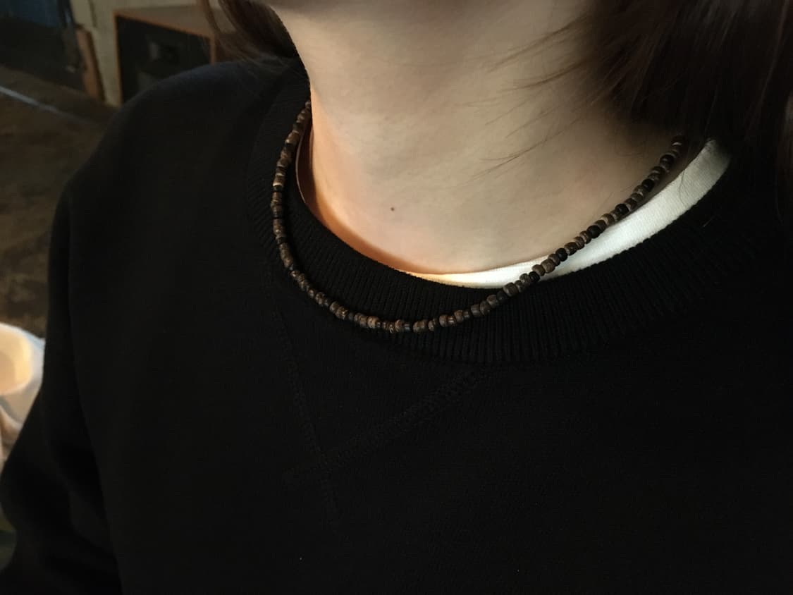 tiny wood necklace 상품이미지3