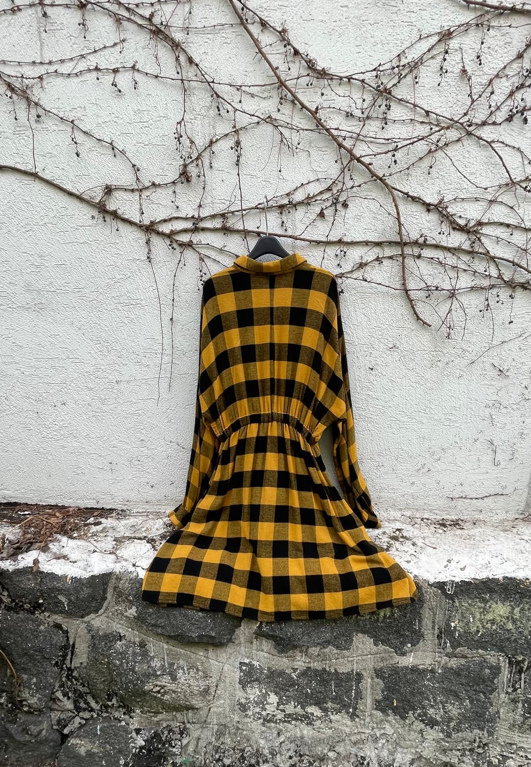 울리치 이태리 버팔로 체크 셔링 원피스 상품이미지3