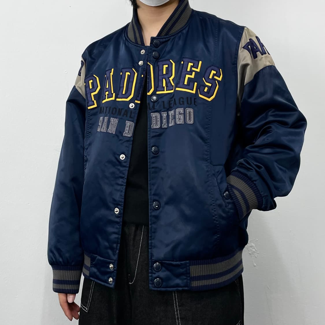 L(XL) MLB 샌디에이고 파드리스 테디 바시티자켓 상품이미지1