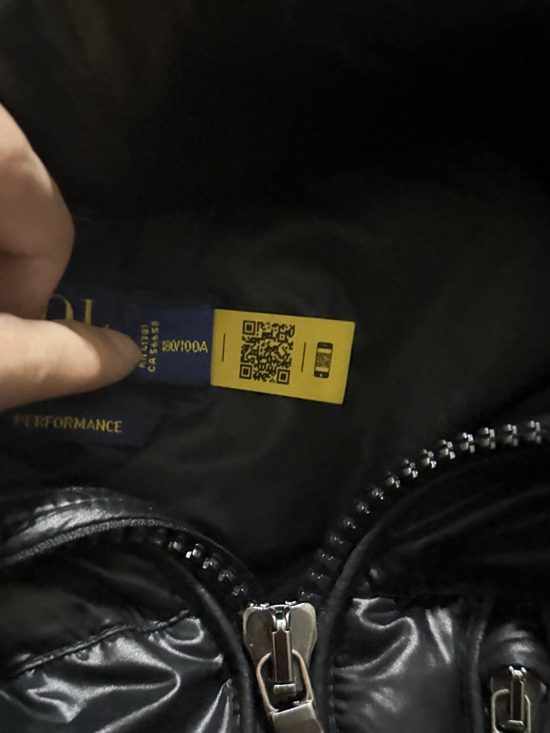 폴로 랄프로렌 유광 패딩 L 상품이미지3